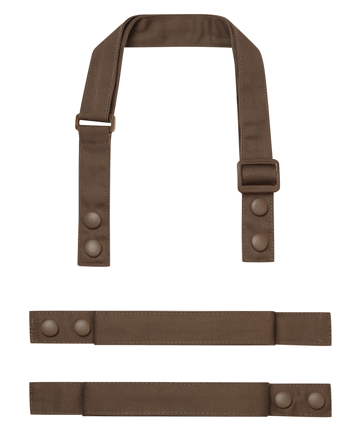 ‘Swap &amp; Pop’ Customisable Apron – Straps - PR191 - Brown One size - Customisable Aprons