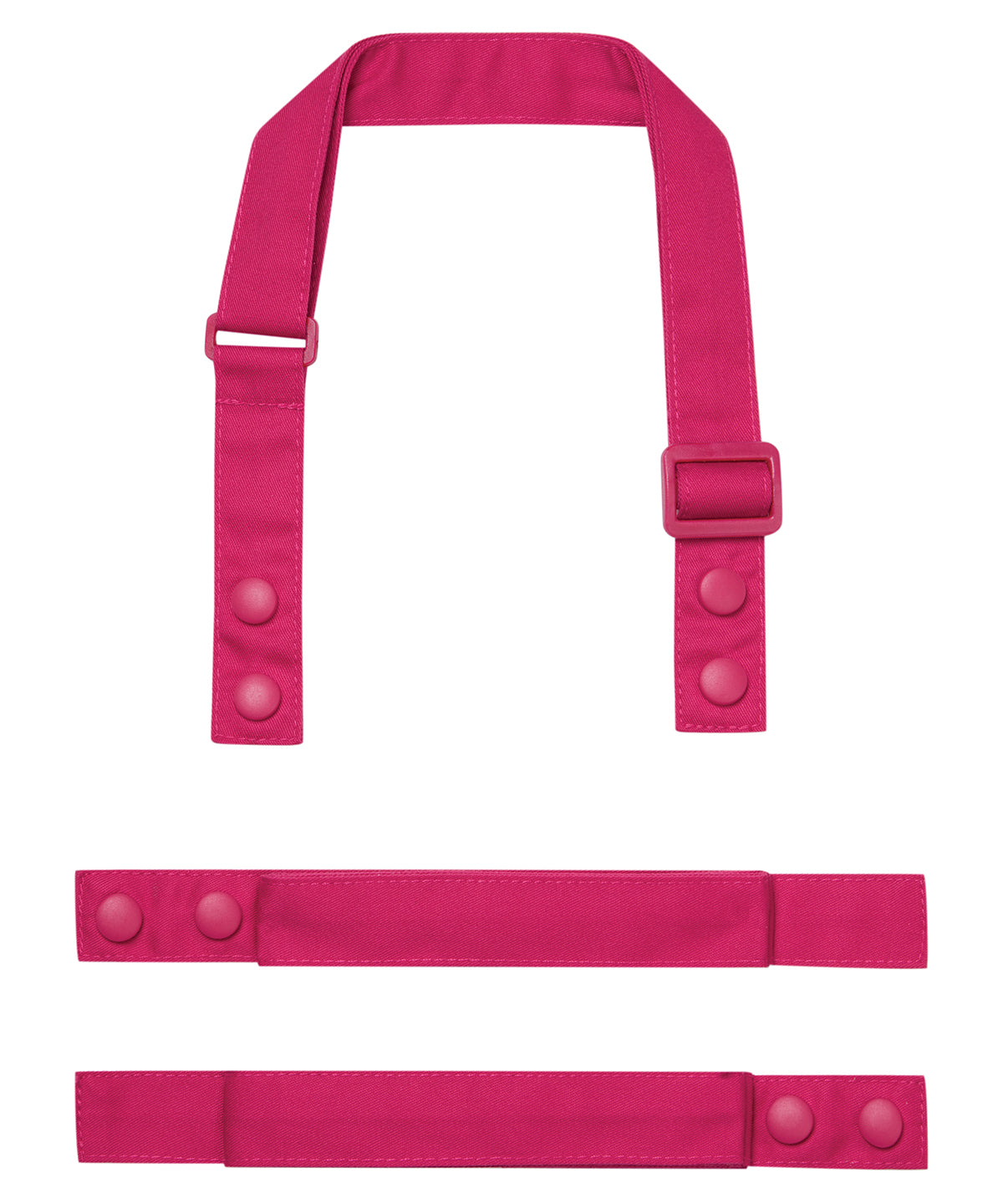 ‘Swap &amp; Pop’ Customisable Apron – Straps - PR191 - Hot Pink One size - Customisable Aprons