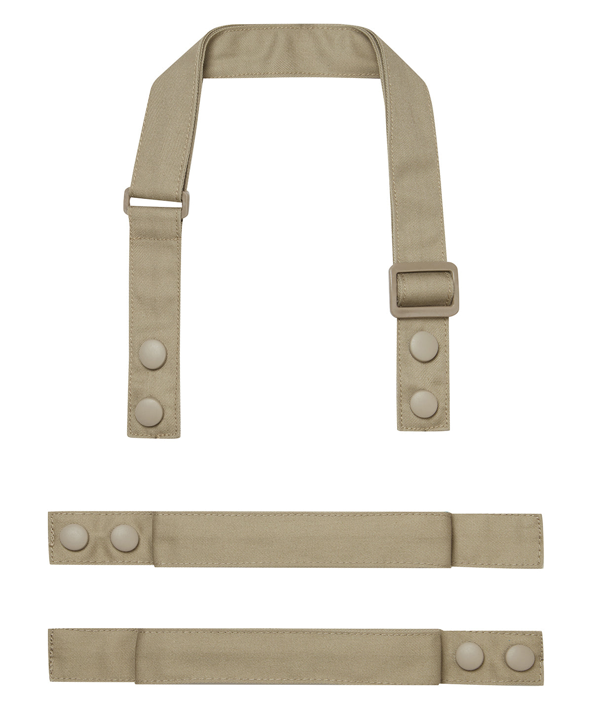 ‘Swap &amp; Pop’ Customisable Apron – Straps - PR191 - Khaki One size - Customisable Aprons
