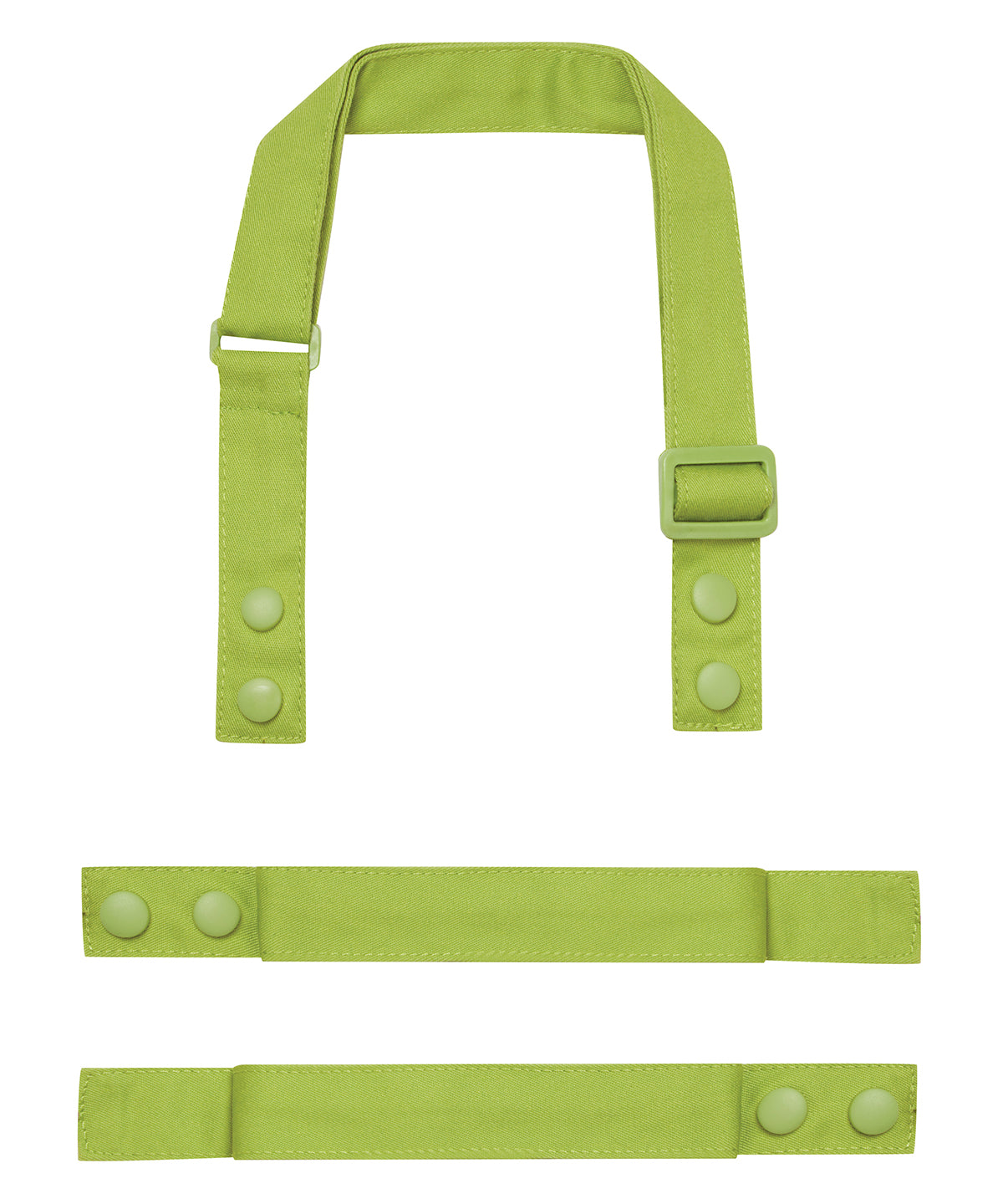 ‘Swap &amp; Pop’ Customisable Apron – Straps - PR191 - Lime One size - Customisable Aprons