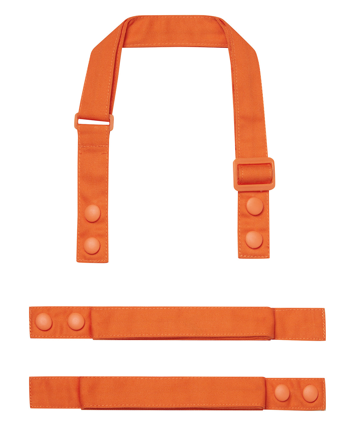 ‘Swap &amp; Pop’ Customisable Apron – Straps - PR191 - Orange One size - Customisable Aprons
