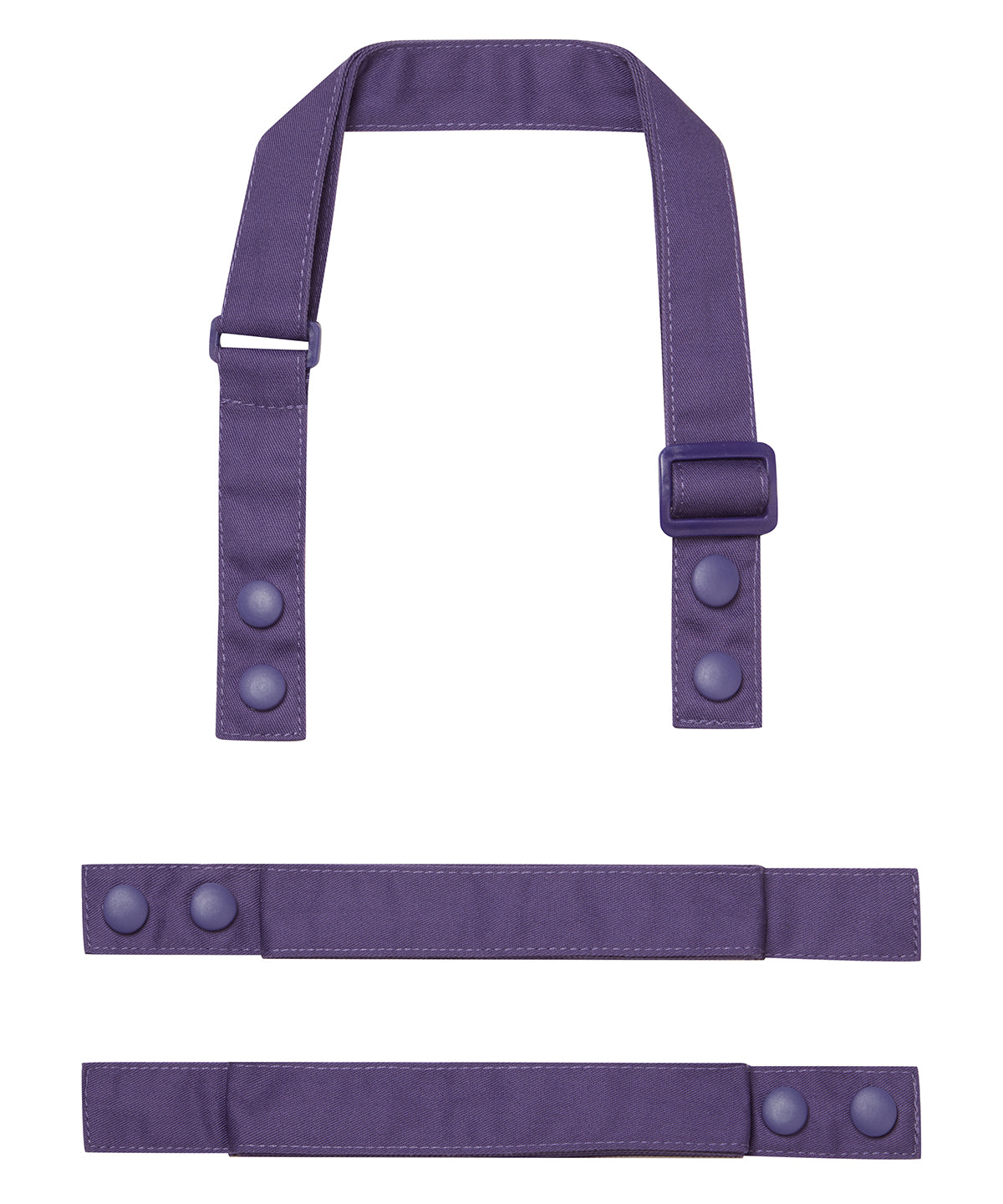 ‘Swap &amp; Pop’ Customisable Apron – Straps - PR191 - Purple One size - Customisable Aprons