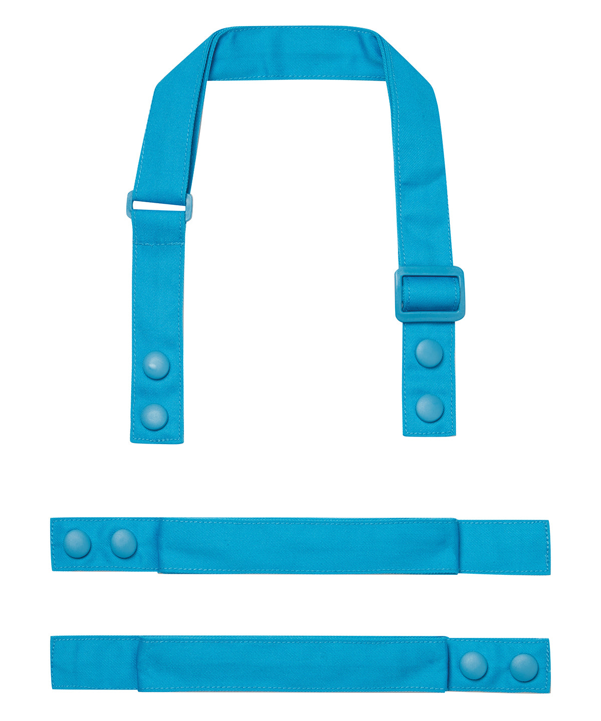 ‘Swap &amp; Pop’ Customisable Apron – Straps - PR191 - Turquoise One size - Customisable Aprons