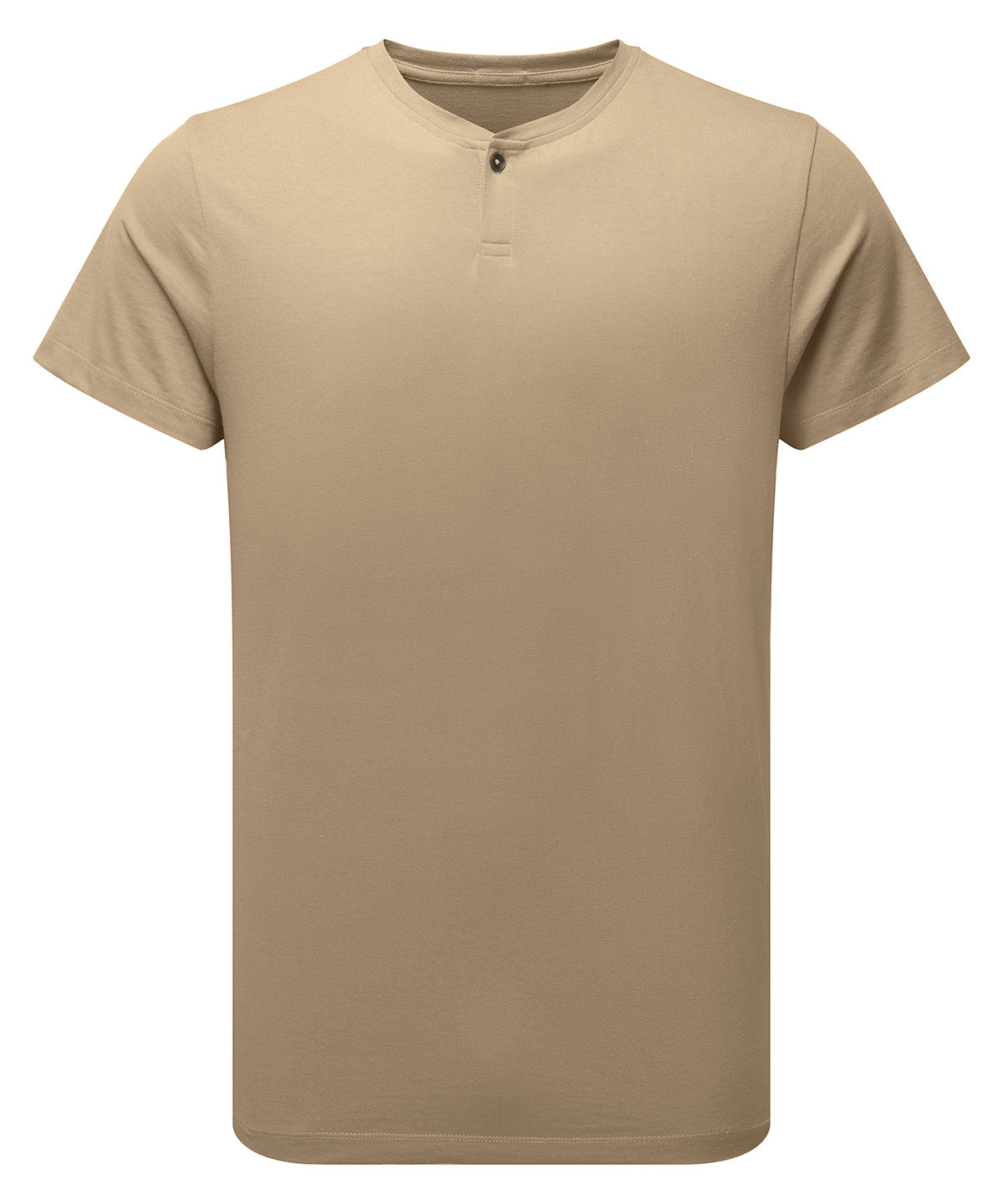 Men’s Cotton Rich ‘Comis’ Tee - PR219 - Khaki - Customisable T-Shirts
