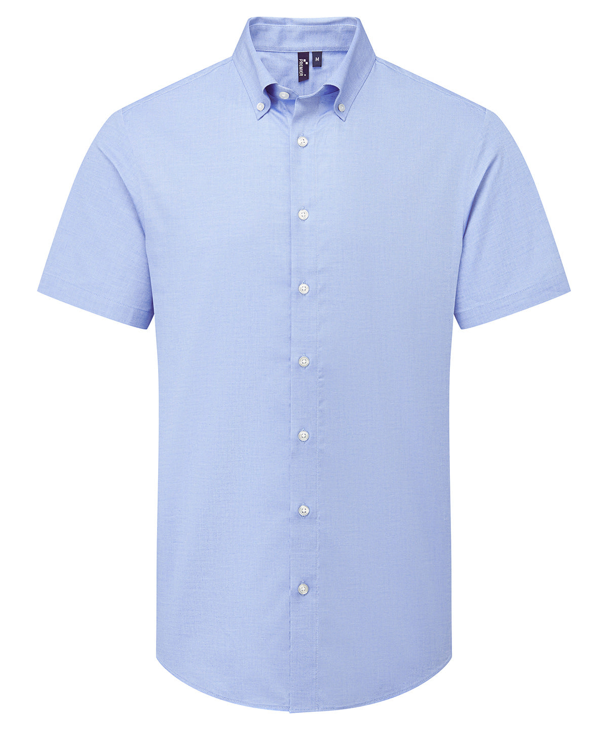 ‘Supreme’ Oxford short sleeve shirt - PR286 - Oxford Blue - Customisable Shirts