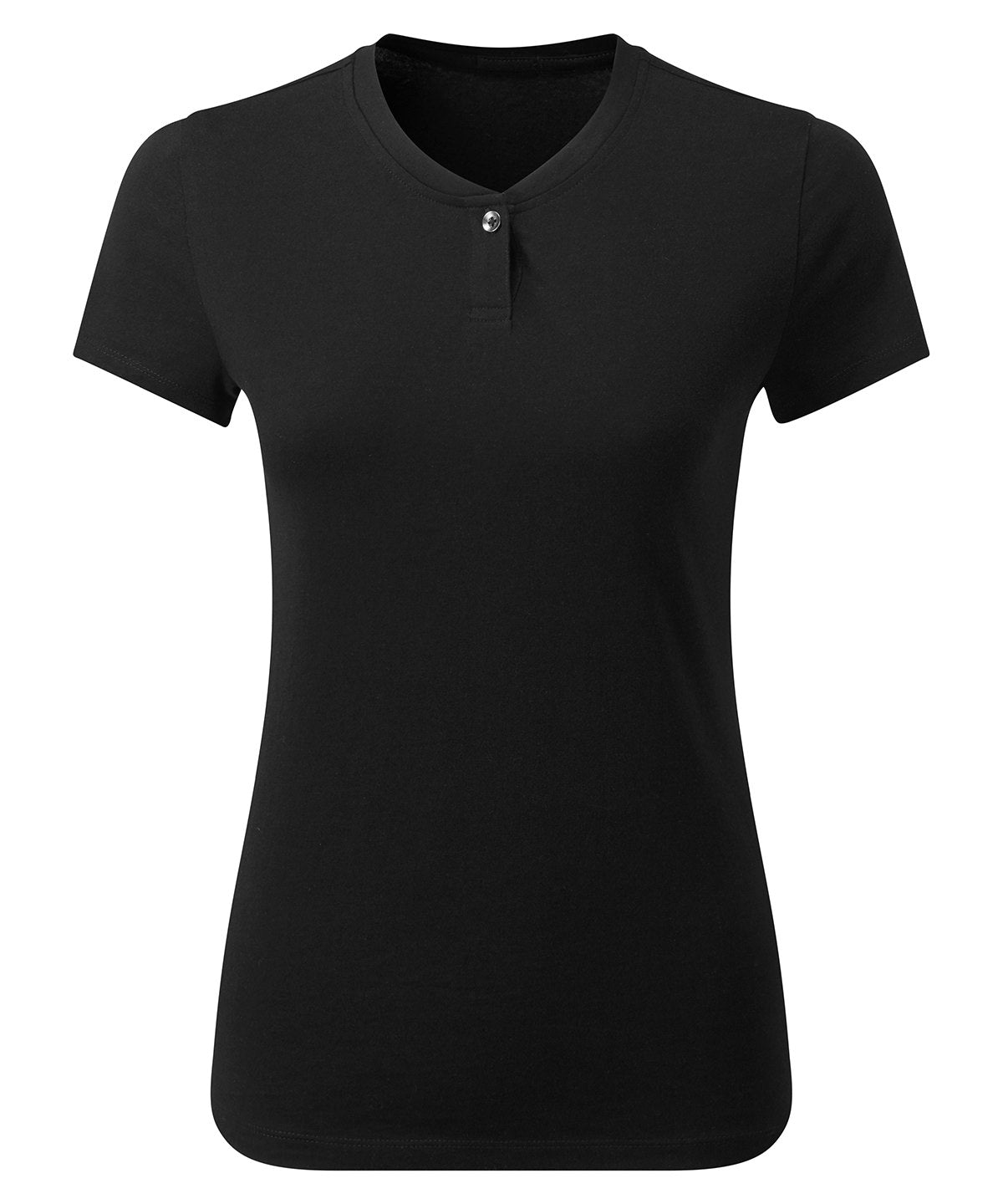 Women’s Cotton Rich‘Comis’ Tee - PR319 - Black - Customisable T-Shirts