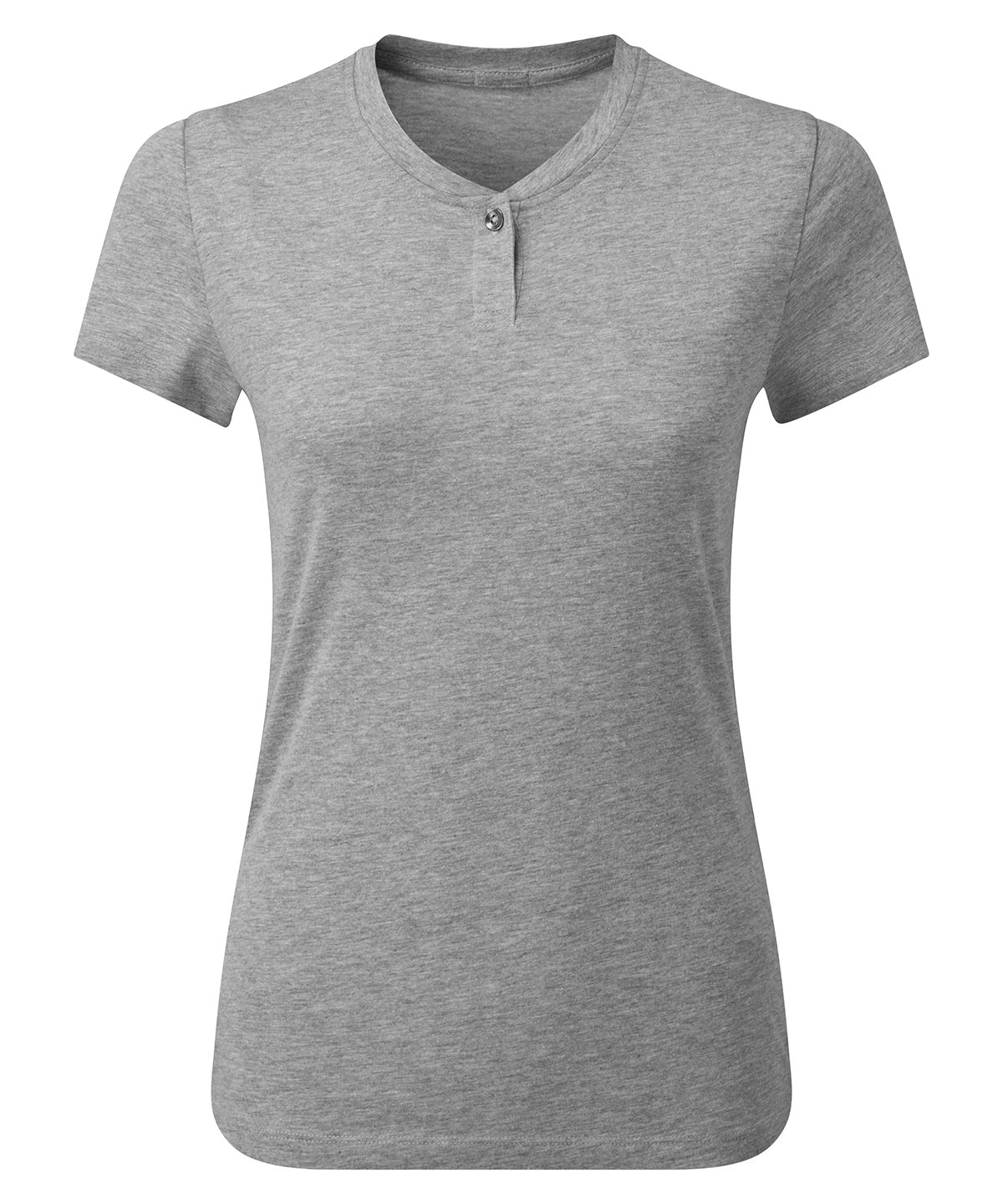 Women’s Cotton Rich‘Comis’ Tee - PR319 - Grey Marl - Customisable T-Shirts