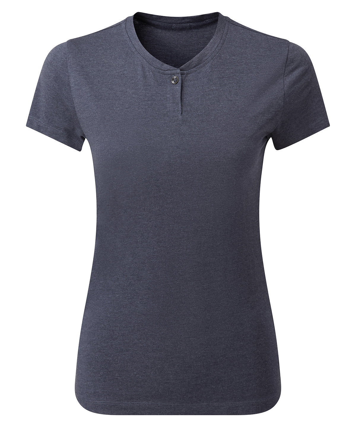 Women’s Cotton Rich‘Comis’ Tee - PR319 - Navy Marl - Customisable T-Shirts