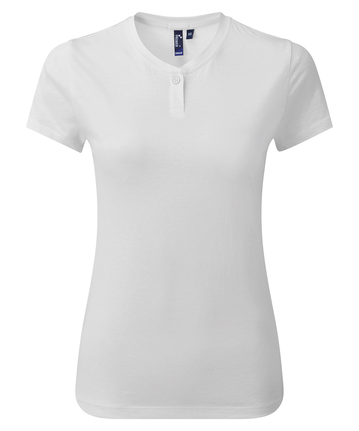 Women’s Cotton Rich‘Comis’ Tee - PR319 - White - Customisable T-Shirts