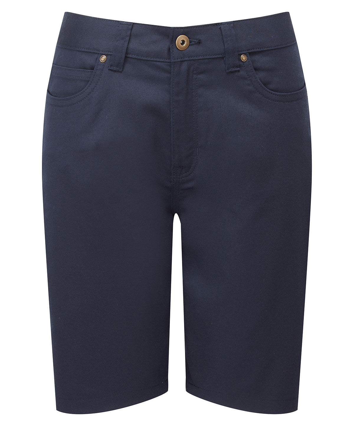 Women’s performance chino shorts - PR572 - Navy - Customisable Shorts