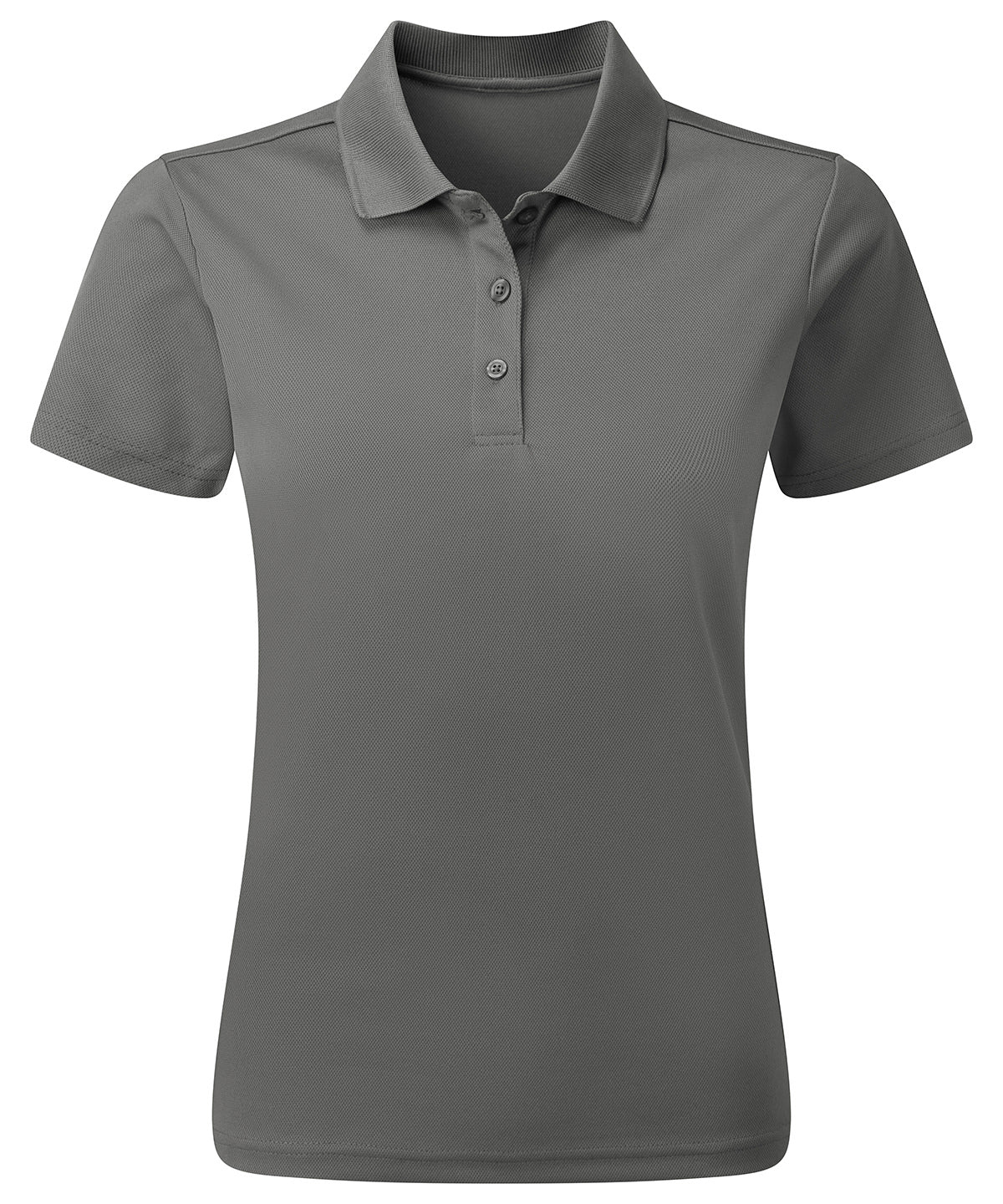 Women’s Spun Dyed Recycled Polo Shirt - PR633 - Dark Grey - Customisable Polos