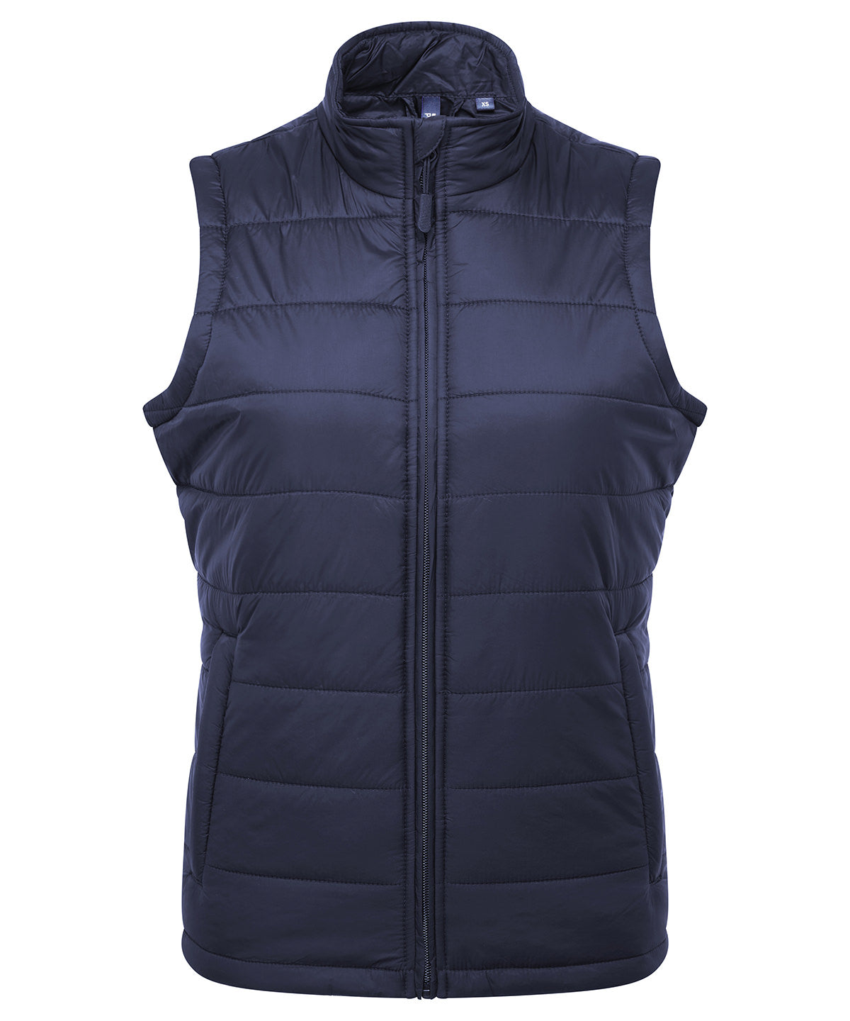 Women’s ‘Recyclight’ padded gilet - PR815 - Navy - Customisable Gilets &amp; Body Warmers