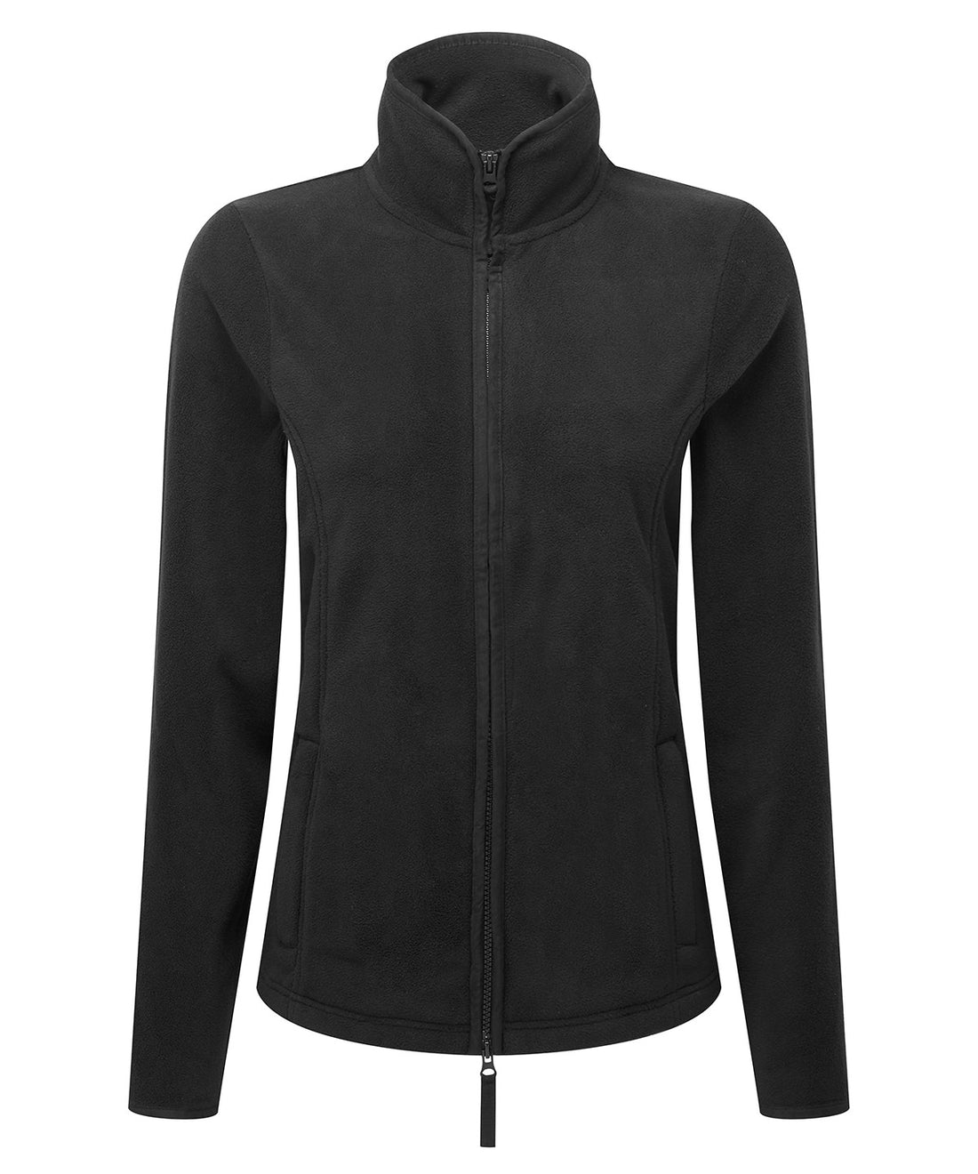 Women’s artisan fleece jacket - PR824 - Black Black - Customisable Fleece