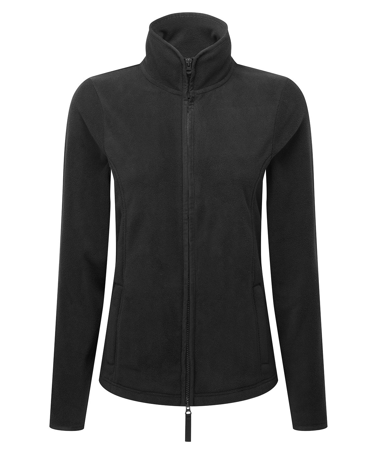 Women’s artisan fleece jacket - PR824 - Black Black - Customisable Fleece