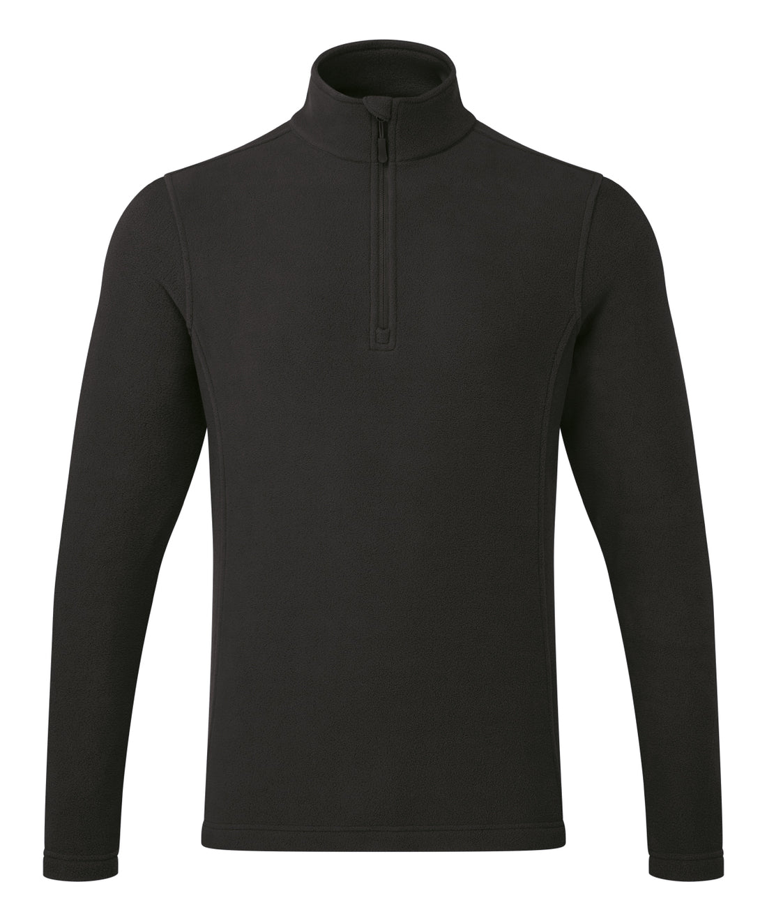 Unisex ‘Recyclight’ 1/4 zip microfleece - PR831 - Black - Customisable Fleece