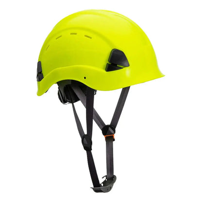 Height Endurance Vented Helmet Ps63 - Yellow - Customisable Safety Helmet