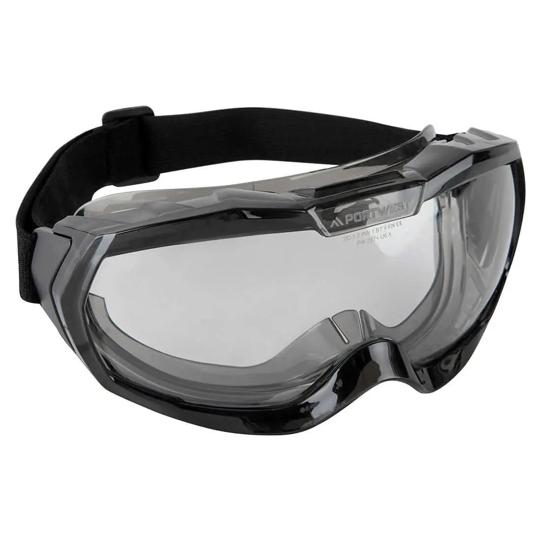 Ultra Safe Light Unvented Goggles - PS67 - Clear - Customisable Safety Goggles