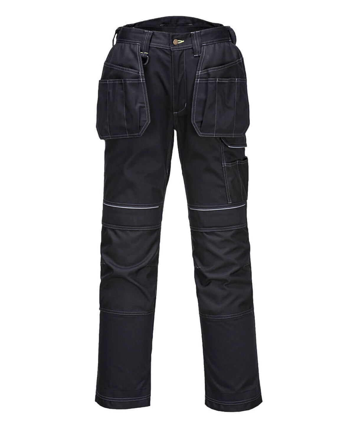 PW3 padded trousers - PW138 - Black - Customisable Trousers