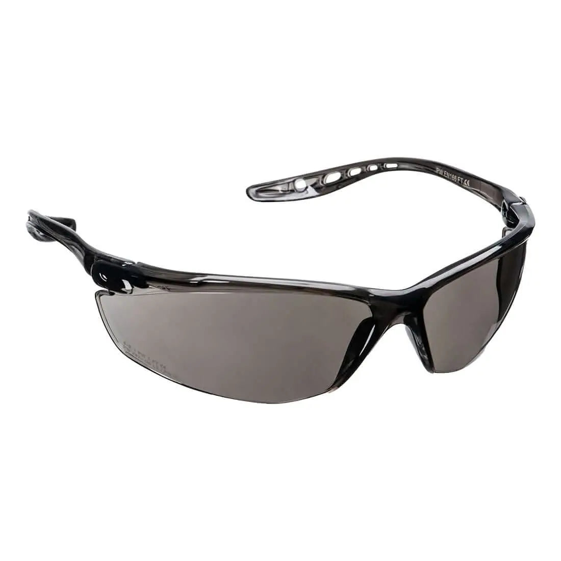 Lite Safety Glasses - PW14 - Smoke - Customisable Safety Spectacles