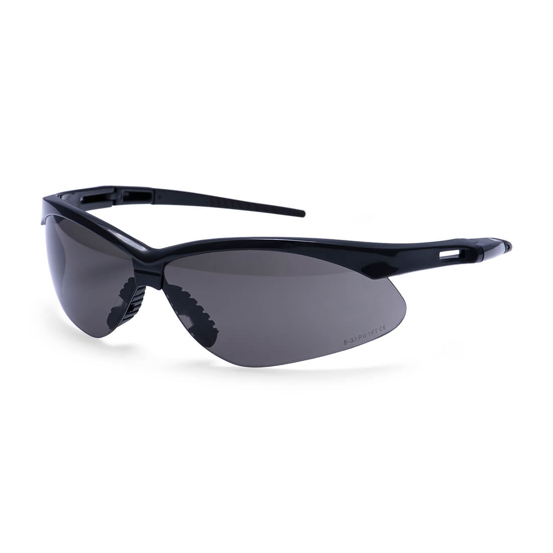 Flex Safety Glasses - PW27 - Smoke - Customisable Safety Spectacles