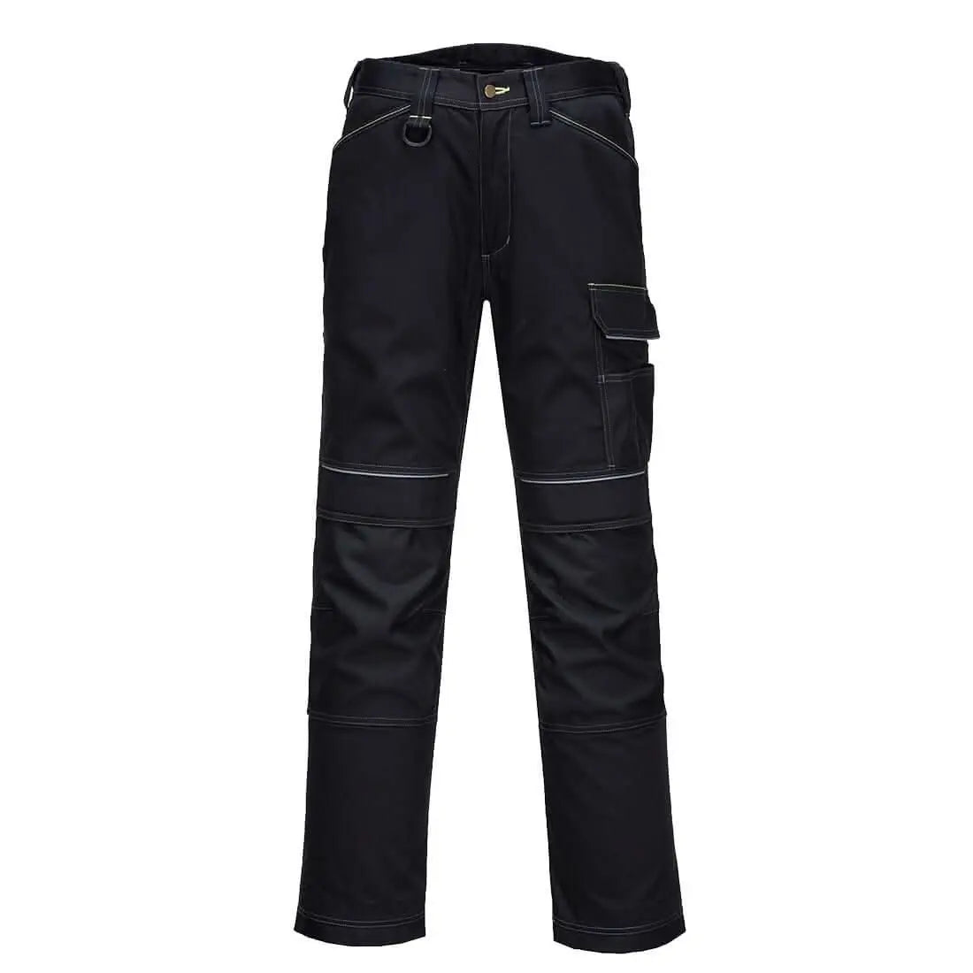 Pw3 Lightweight Stretch Trousers Pw304 - Black - Customisable Work Trousers