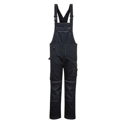 Pw3 Work Bib And Brace Pw346 - Black - Customisable Bib &amp; Braces