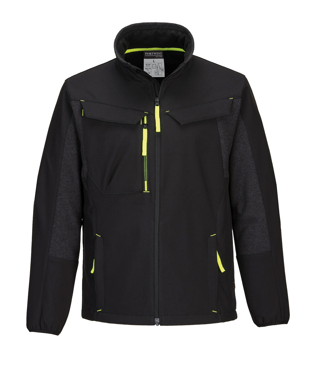 WX3 Eco Hybrid softshell jacket (2L) (T753) - PW472 - Black - Customisable Softshells