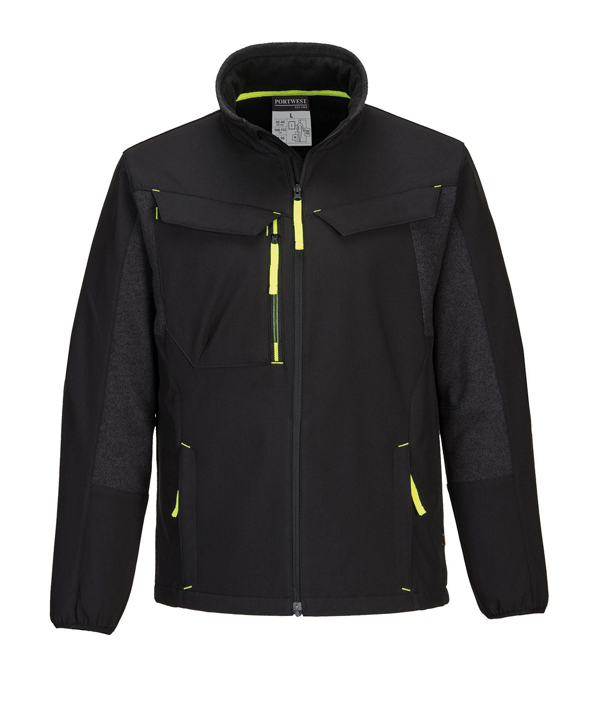 WX3 Eco Hybrid softshell jacket (2L) (T753) - PW472 - Black - Customisable Softshells