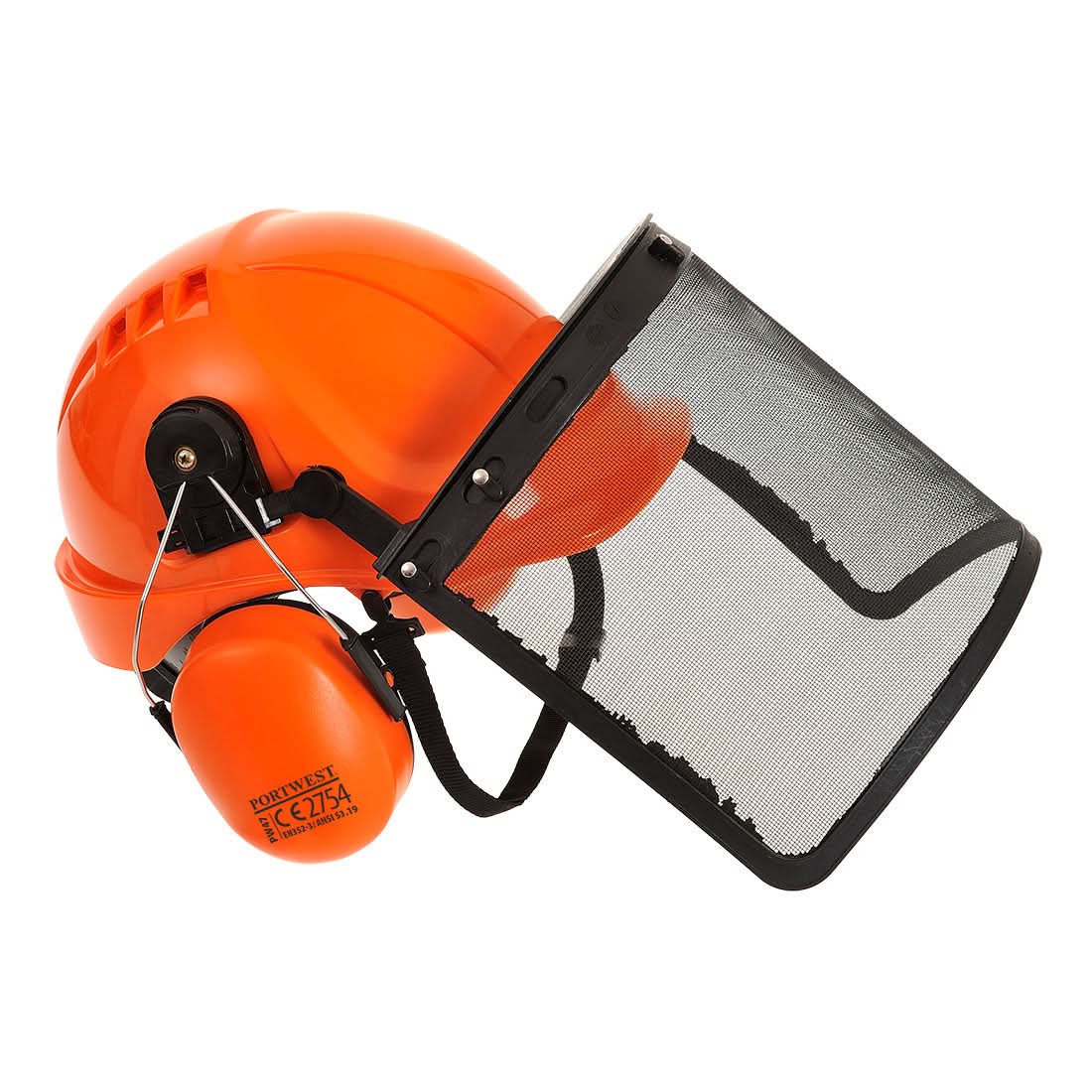 Forestry Combi Kit - PW98 - Orange - Customisable Head Protection Accessories