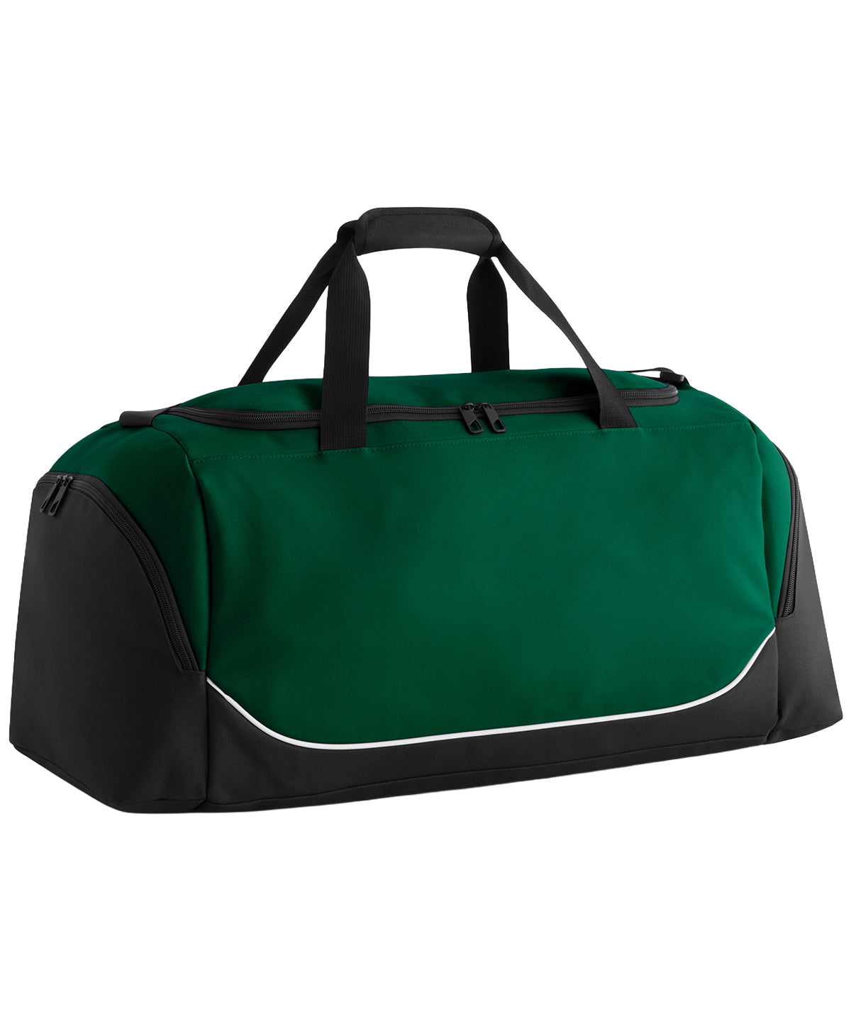 Teamwear medium holdall - QS070 - Bottle Black White One size - Customisable Bags