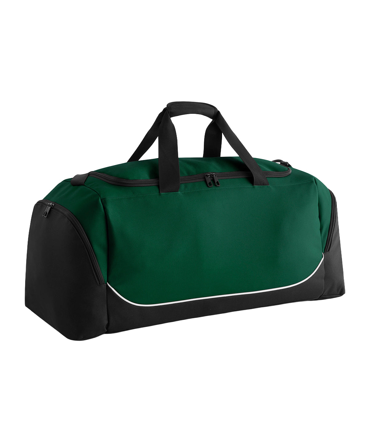Teamwear large holdall - QS075 - Bottle Black White One size - Customisable Bags