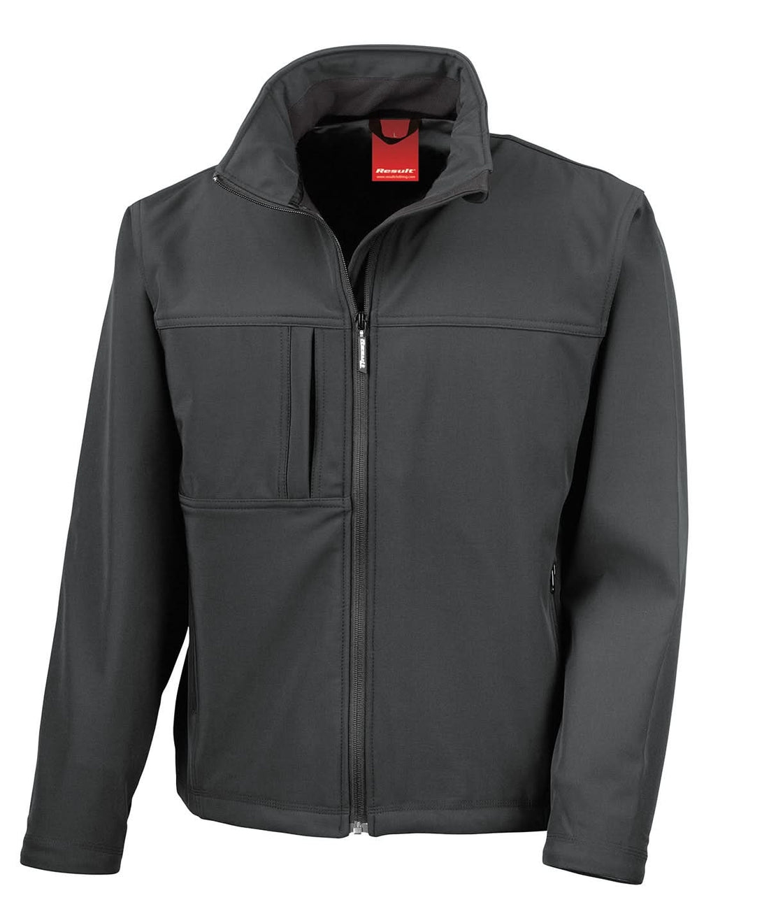 Result Classic softshell jacket R121A - Black - Customisable Softshell Jacket