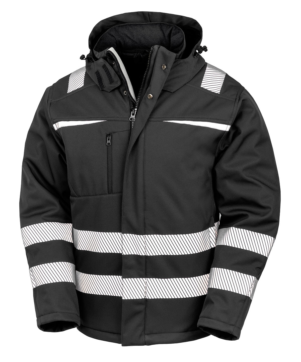 Dynamic Softshell Coat - R331X - Black - Customisable Safetywear