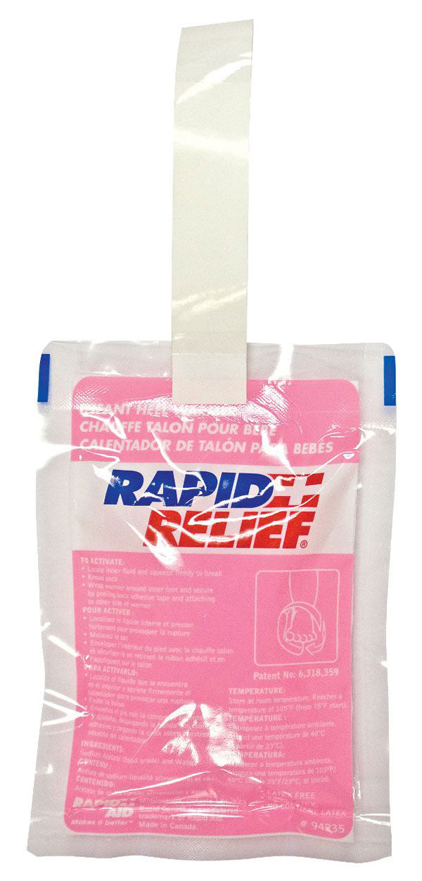 Rapid Relief Rapid Relief Infant Heel Warmer X Ra94235 - White 5.5" - Customisable Therapy