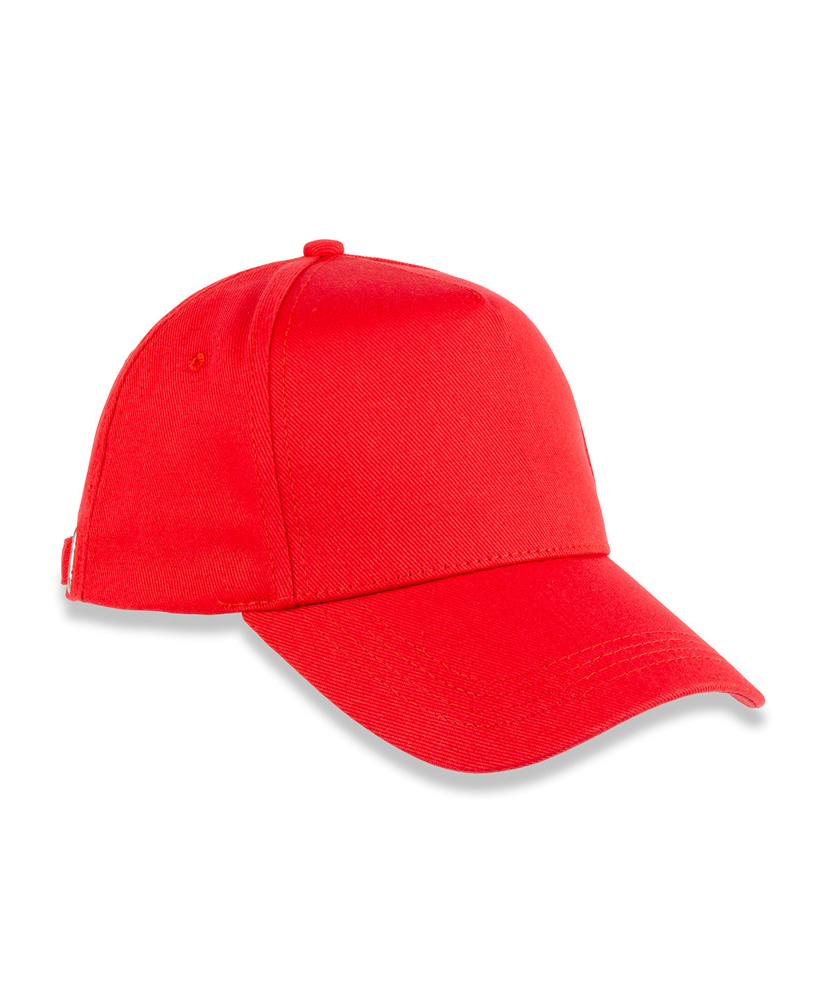 5-panel organic cotton cap - RC96X - Red One size - Customisable Caps