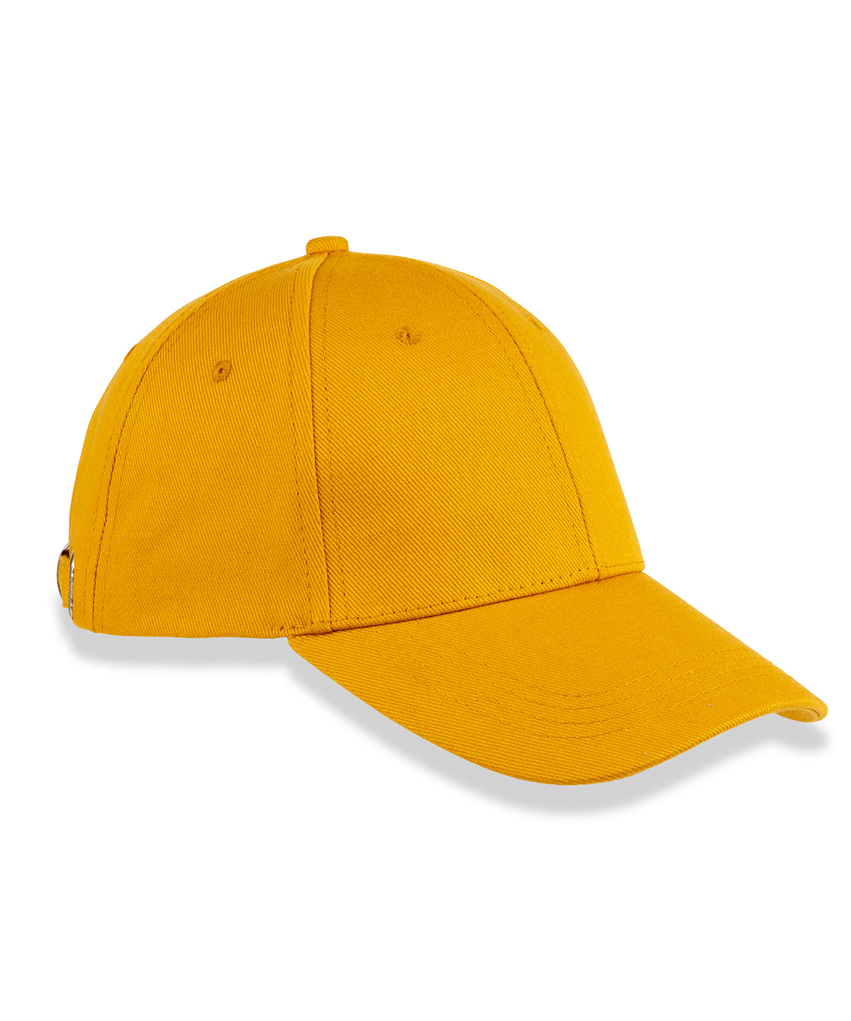 6-panel organic cotton cap - RC97X - Mustard One size - Customisable Caps