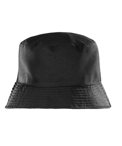 Result Genuine Recycled Core recycled reversible bucket hat RC985 - Black - Customisable Hats