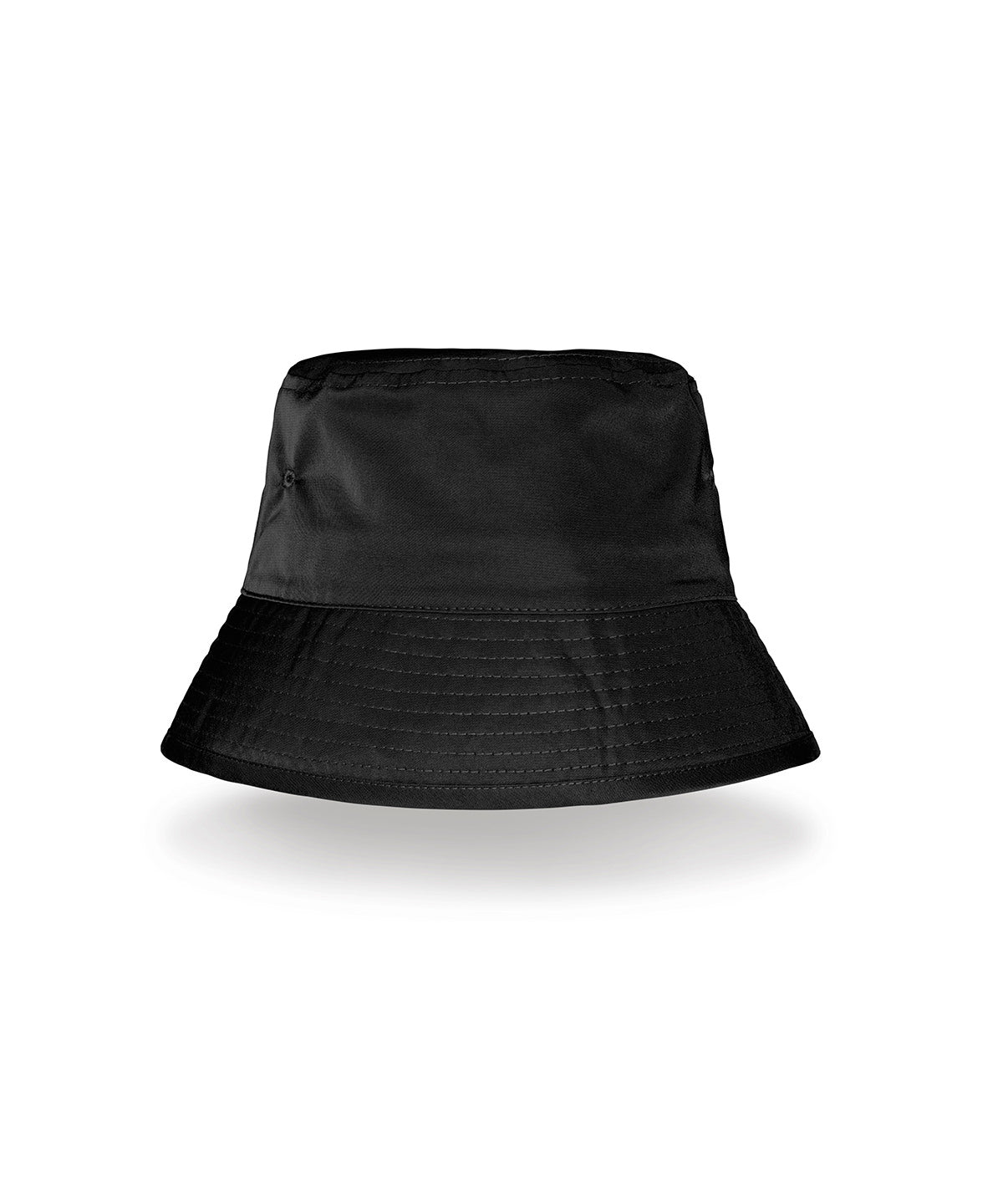 Recycled bound edge bucket hat - RC986 - Black - Customisable Hats