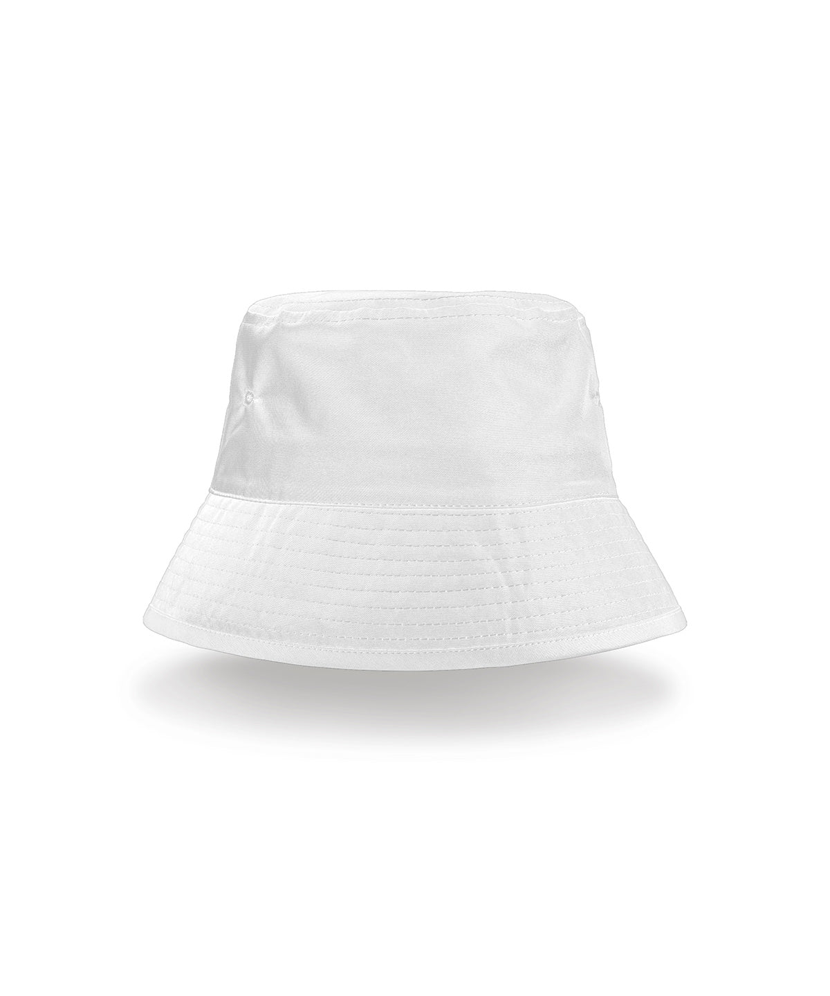 Recycled bound edge bucket hat - RC986 - White - Customisable Hats