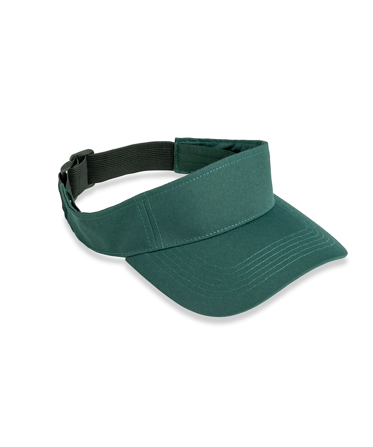 Recycled sport visor - RC990 - Bottle Green One size - Customisable Caps