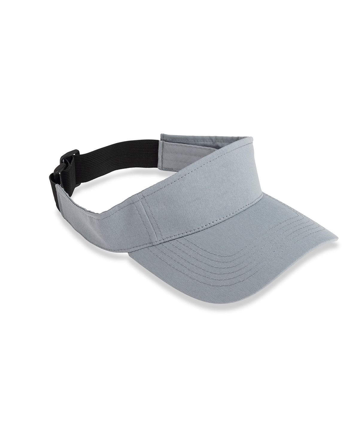 Recycled sport visor - RC990 - Grey One size - Customisable Caps