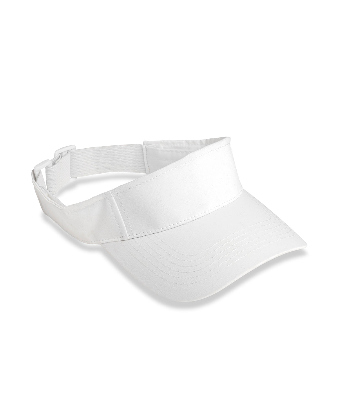 Recycled sport visor - RC990 - White One size - Customisable Caps