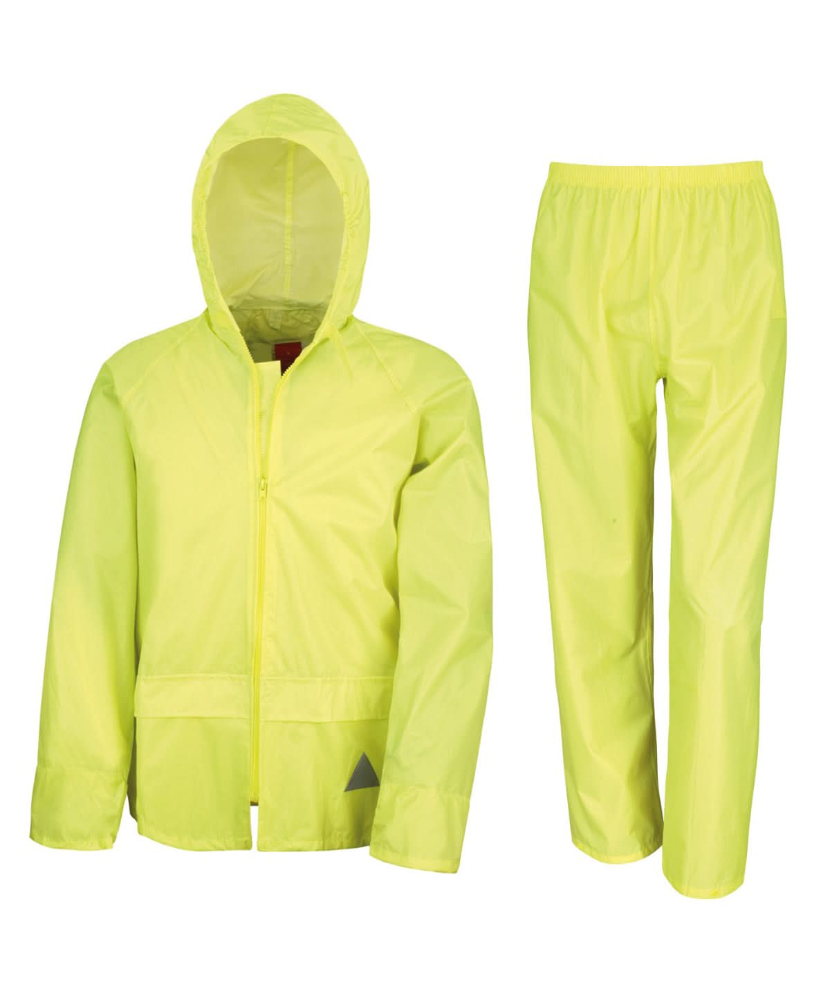 Result Waterproof jacket and trouser set RE95A - Neon Yellow - Customisable Jacket