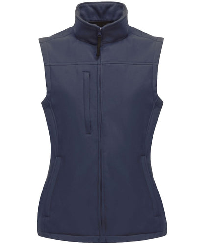 Regatta Professional Womens Flux softshell bodywarmer RG155 - Navy Navy - Customisable Bodywarmers