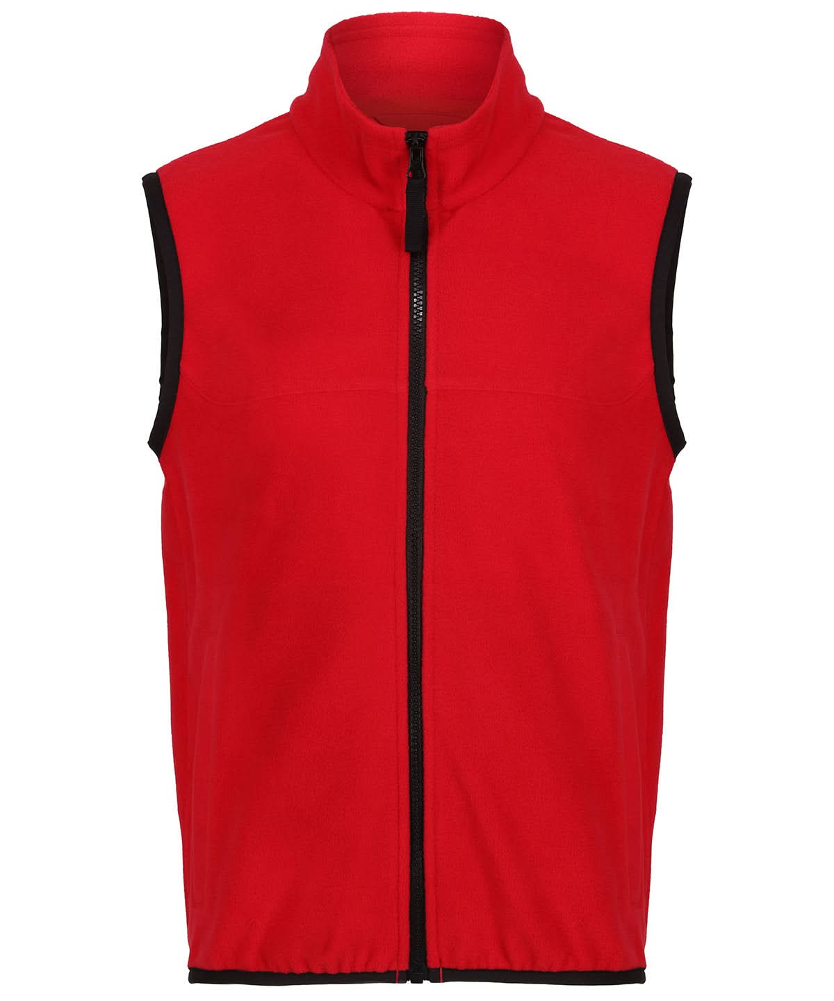 Regatta Junior Kids microfleece bodywarmer RG333 - Classic Red Black - Customisable Bodywarmers