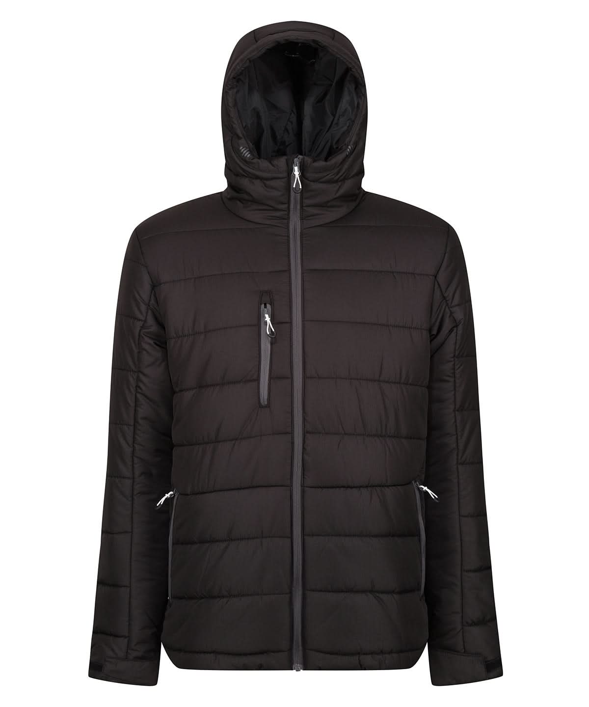 Regatta Professional Navigate thermal hooded jacket RG338 - Black Seal - Customisable Jacket