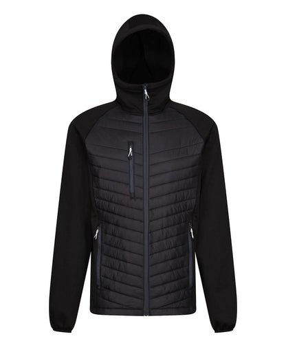 Regatta Professional Navigate hybrid hooded jacket RG339 - Black Seal - Customisable Jacket