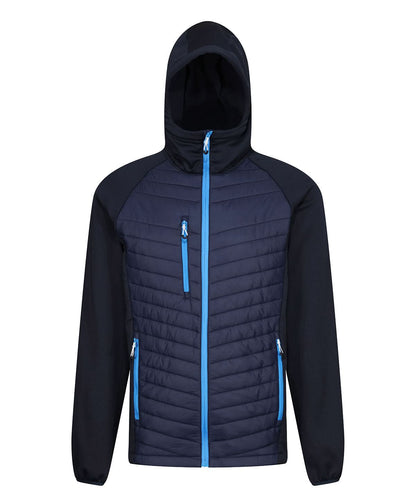 Regatta Professional Navigate hybrid hooded jacket RG339 - Navy French Blue - Customisable Jacket