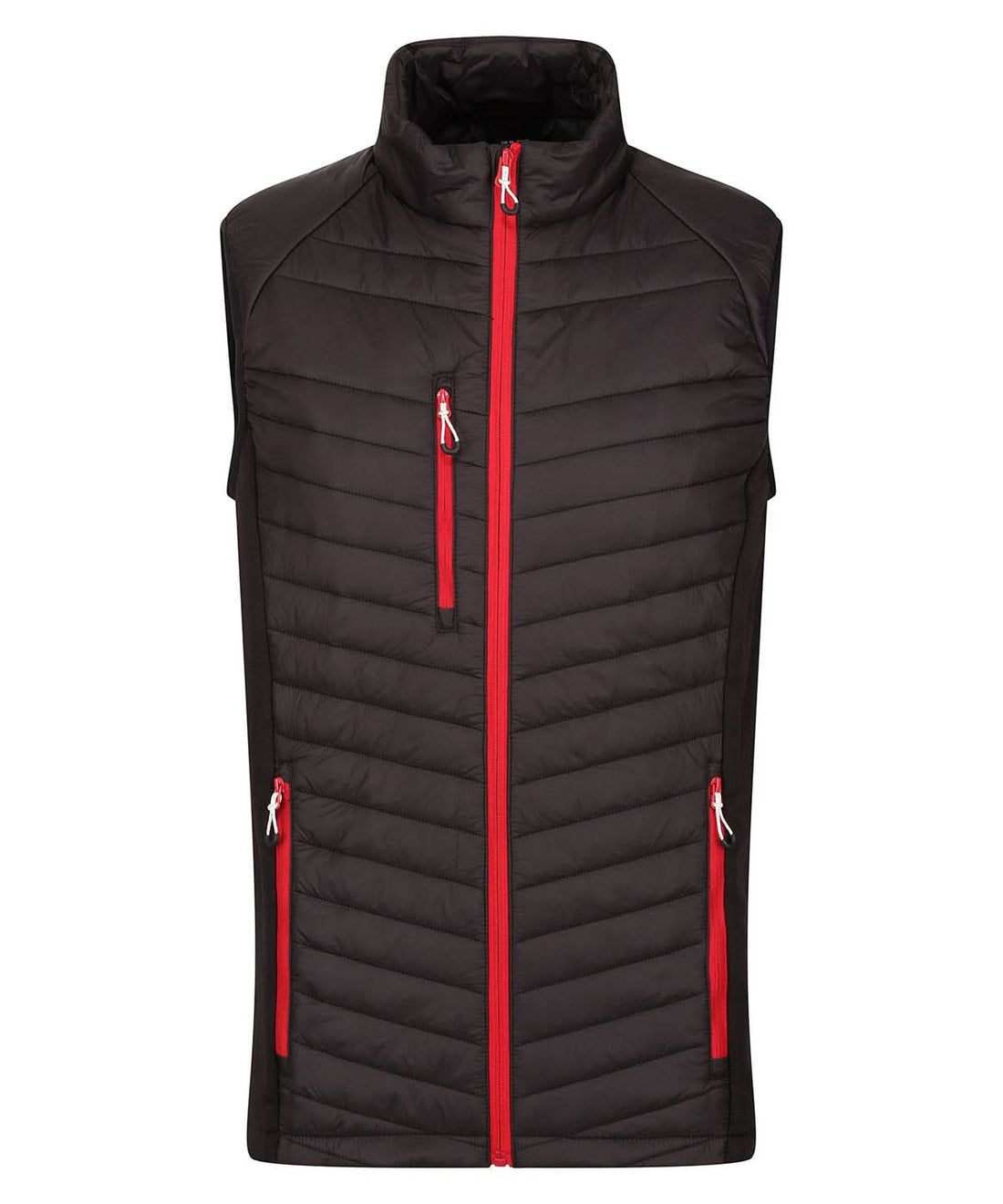 Regatta Professional Navigate hybrid bodywarmer RG341 - Black Classic Red - Customisable Bodywarmers