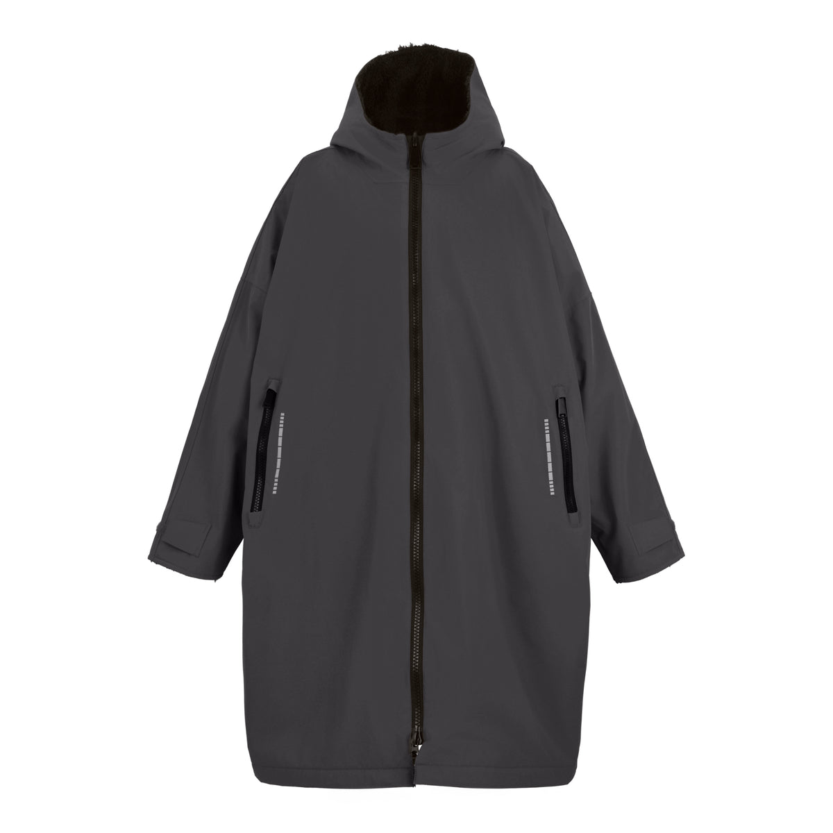 Junior Pro changing robe - RG391 - Slate Grey Black - Customisable Robes